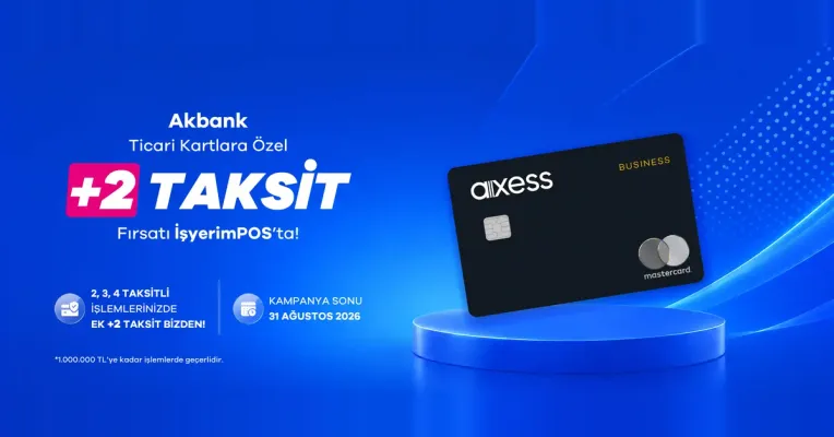 Akbank Ticari Kartlara Özel +2 Taksit Fırsatı Devam Ediyor!