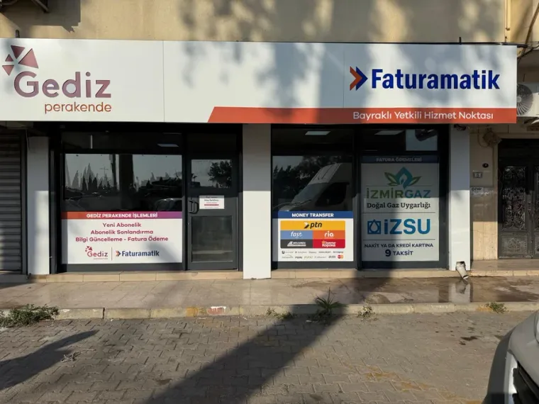 Gediz Perakende ve İZSU ortak hizmet noktası